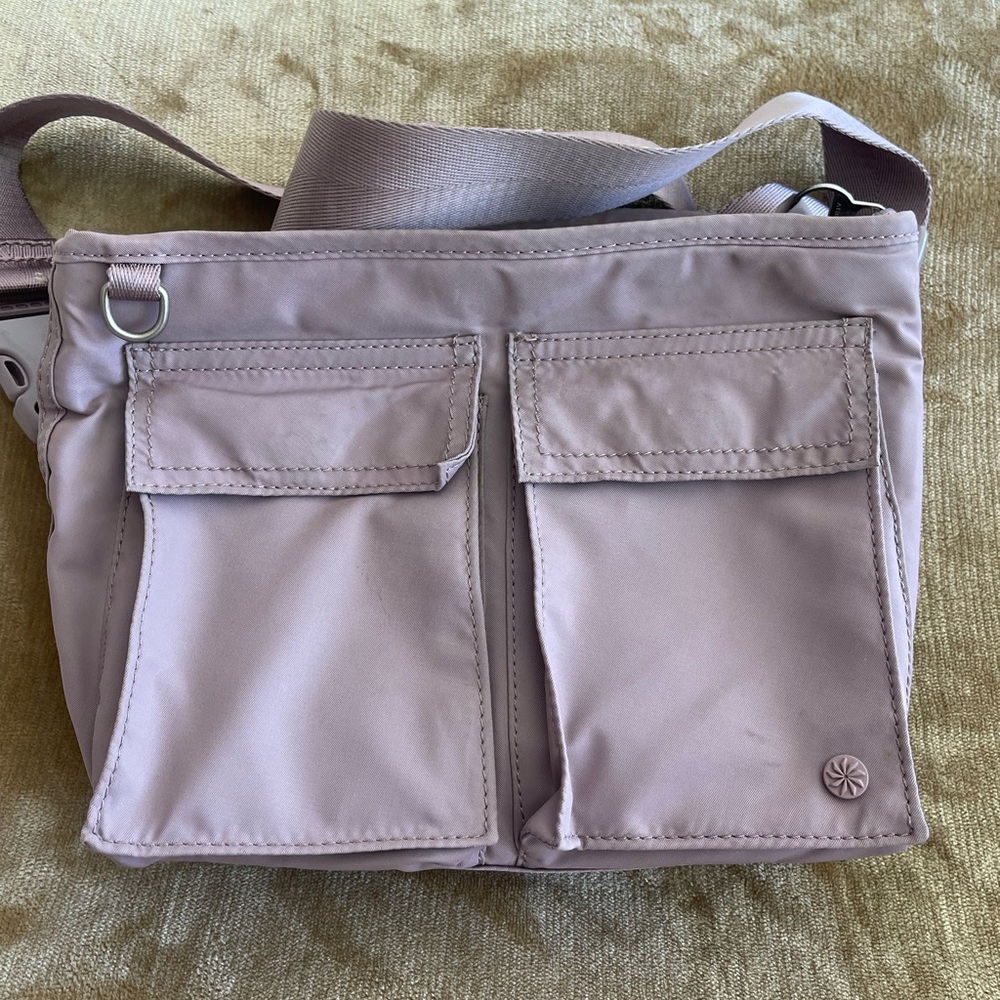 Athleta Mauve Crossbody Bag